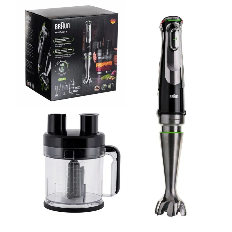 Batidora de vaso Braun MQ9195XLI Negra 1200 W 500 ml
