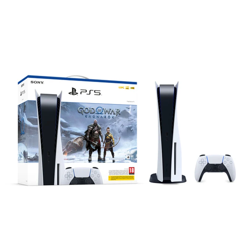 PlayStation 5 Sony + God of War Ragnarök SSD de 825 GB