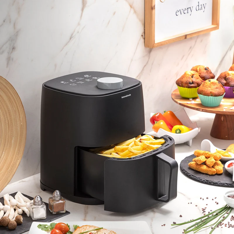 Freidora de Aire InnovaGoods Fryinn Lite 2000 Negra 1200 W 2 L