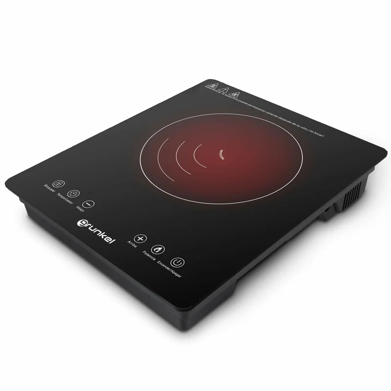 Placa calefactora de inducción Panel táctil Grunkel 2000 W