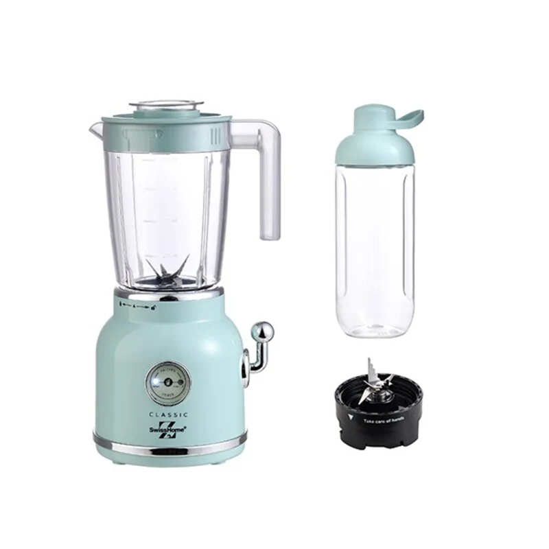 Batidora de vaso SwissHome Q4106 2 en 1 Azul 250 W