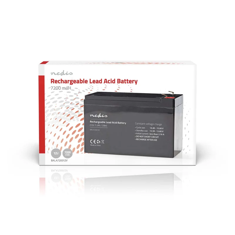 Oplaadbare Loodaccu 12V - 7200 mAh