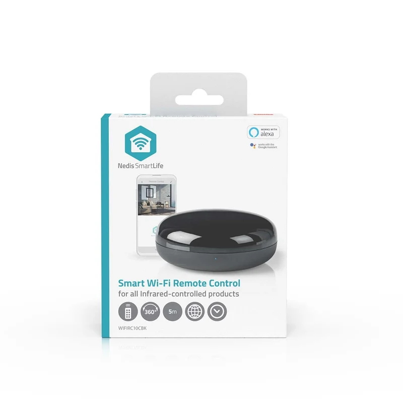 SmartLife IR Afstandsbediening Wi-Fi - Universeel - Signaalbereik: 5m