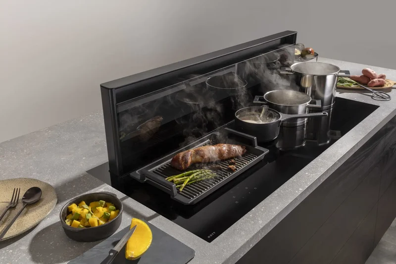 Campana de superficie Novy Panorama Pro 120 cm | Negra