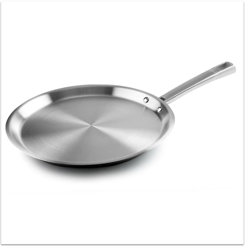 Sarten plana acero inox 18/10 28cm