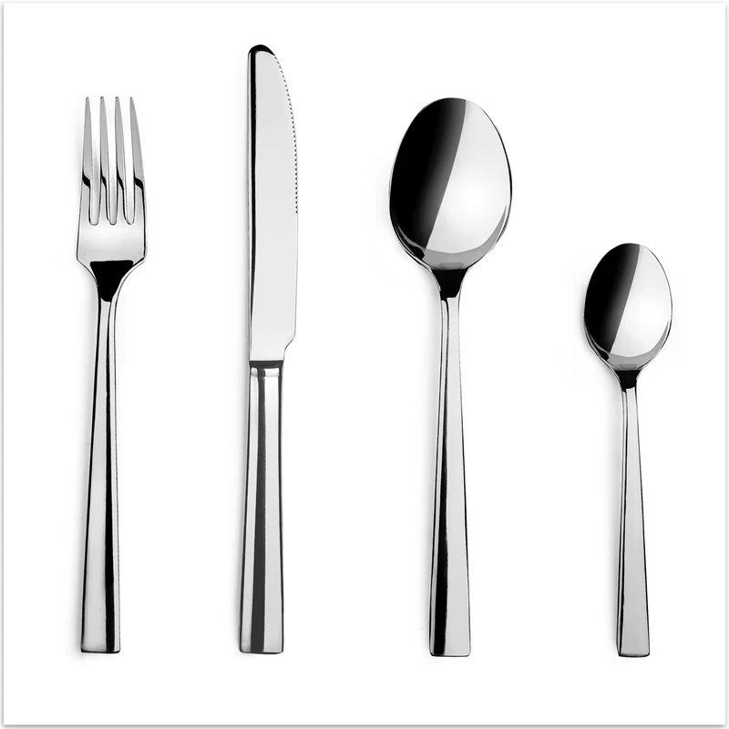 Set 24 cuberteria acero inox 18/10 Titan