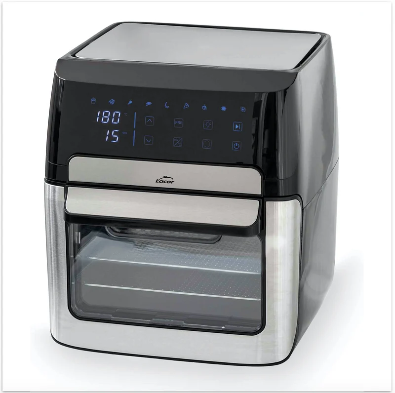 Freidora de aire acero inox 12 Lts sin antiadherente - Cocuisine