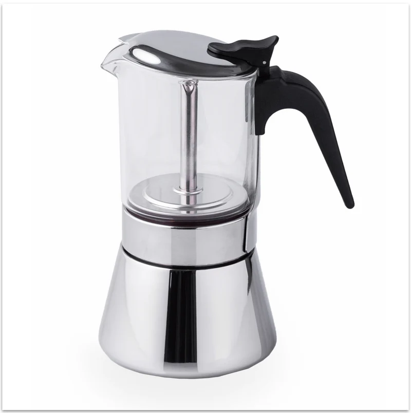Cafetera italiana acero inoxidable 18/10