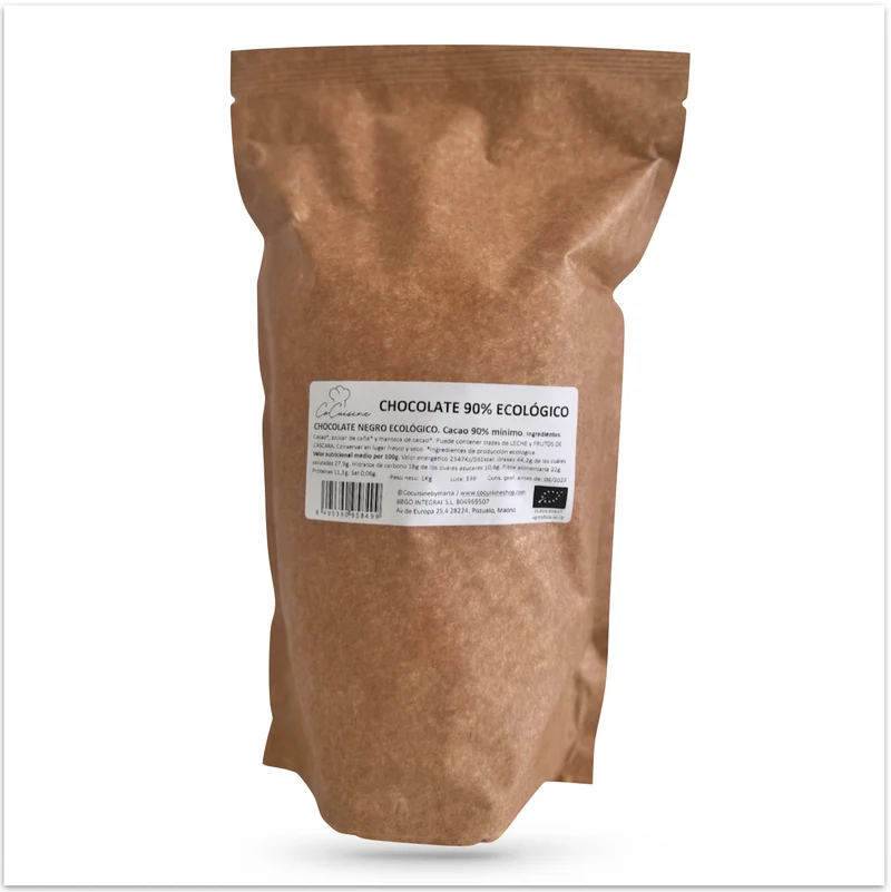 Chocolate Cocuisine 90% Ecológico 1 Kg
