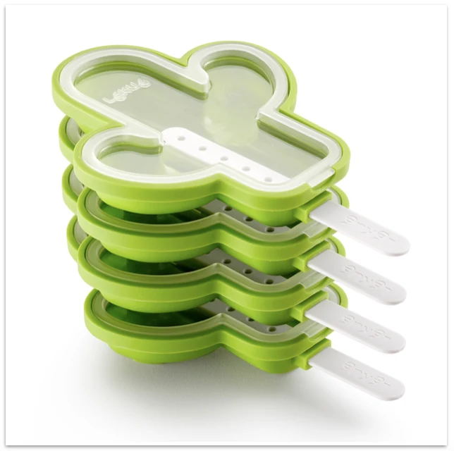 Pack 4 Moldes Helado Cactus Silicona - Lékué