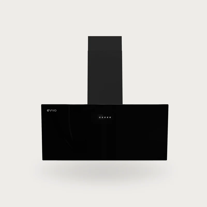 Campana Extractora Decorativa EVVO CE45 Cristal Black Reacondicionado Clase A