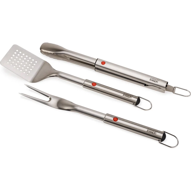 Set Parrilla Grill Out Acero Inoxidable 3 Unidades Joseph Joseph