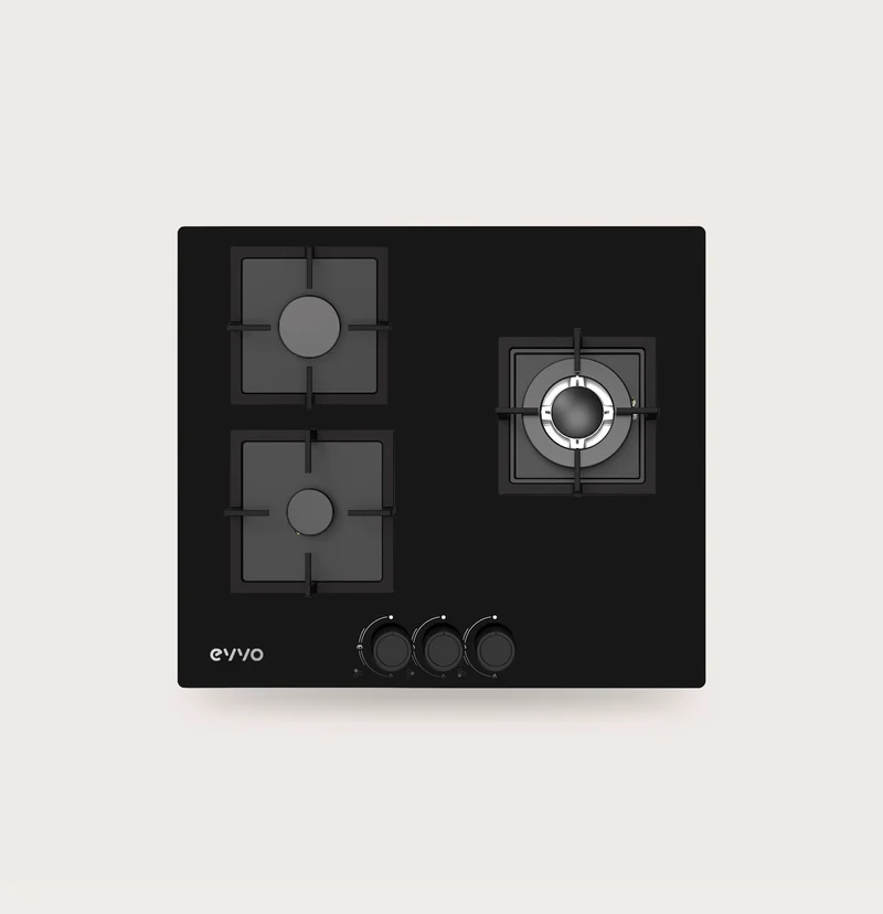 Placa de Gas EVVO V65 Glass