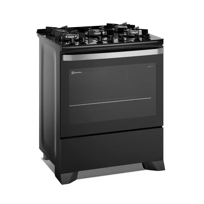Cocina a Gas 5 Platos Parrillas Hierro Fundido F5EPB