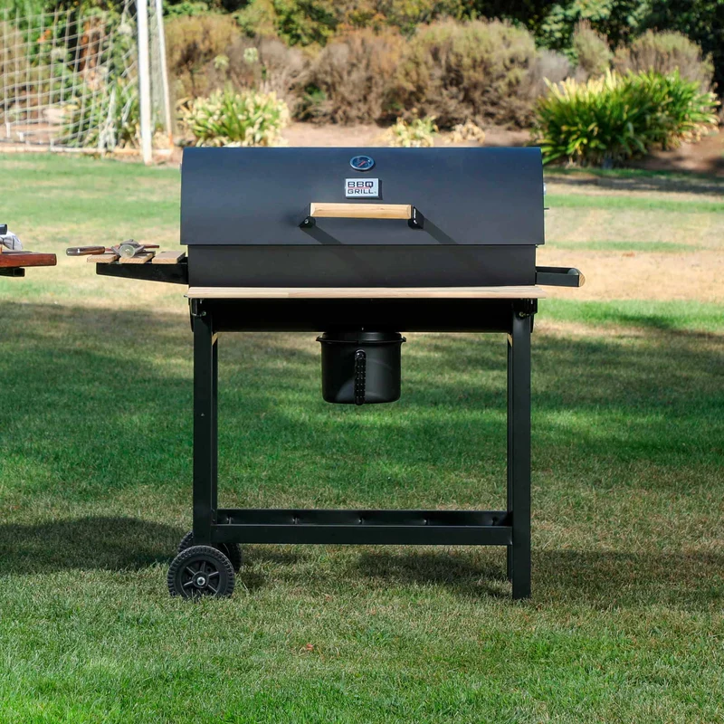 Parrilla Oregon Carbón con Termómetro BBQ Grill