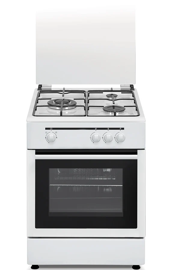 Vitrokitchen CB5530 Cocina Gas 3 Fuegos 50x55 cm con Wok