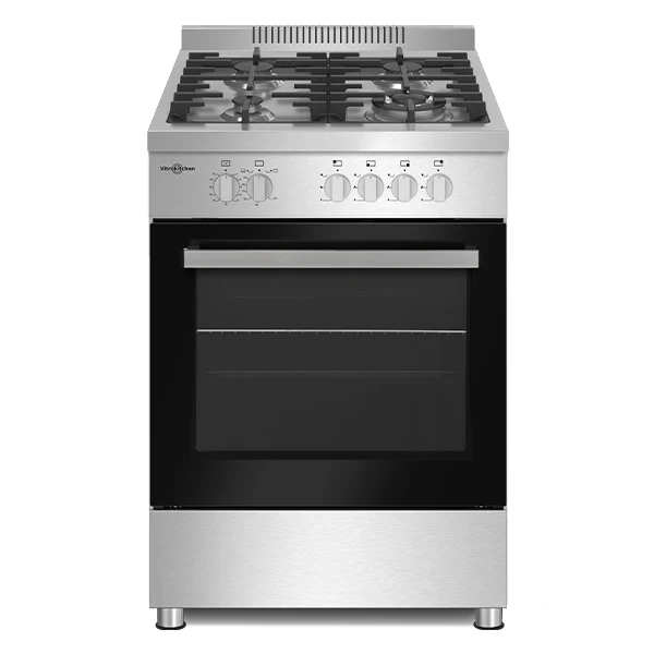 Vitrokitchen PF6060I Cocina Gas 60 cm Inox Horno Gas 55 L