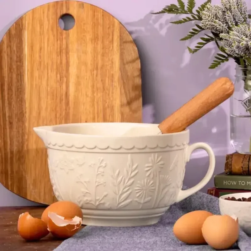 Bowl In The Meadow Mezclador Crema 19cms Mason Cash