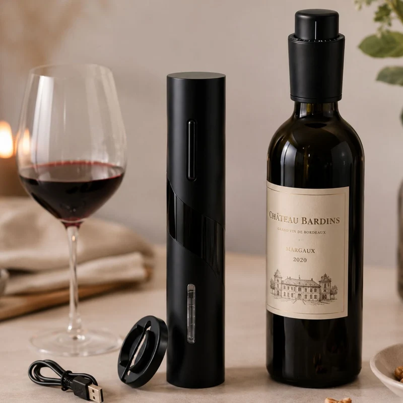 Pack Tapón Vacío + Descorchador Eléctrico Wine