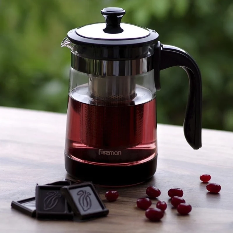 Tetera De Vidrio Con Infusor 750 ml Fissman