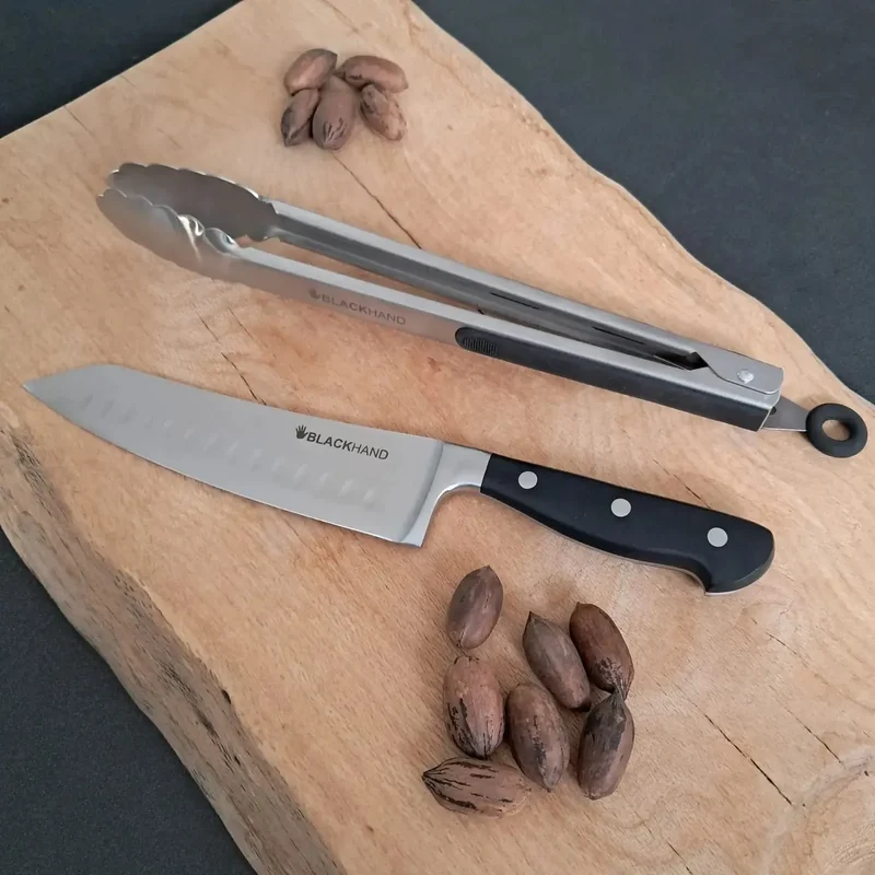 Pack Tenaza con Bloqueo + Cuchillo Selva Valdiviana Santoku 7\" BlackHand