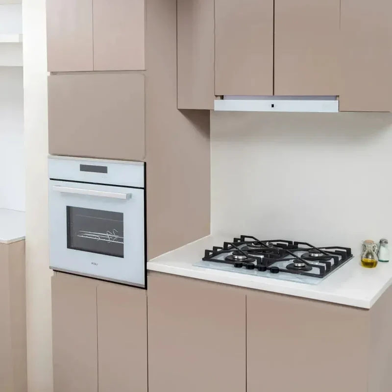 Kit White Horno Elite Touch + Encimera a Gas Natural Signature White FDV