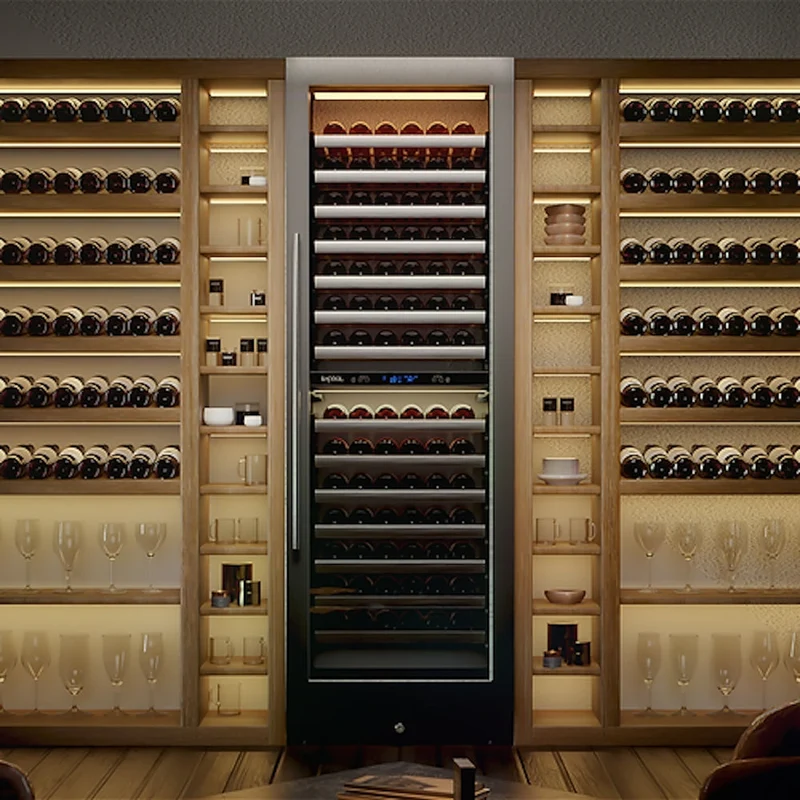 Cava de Vinos Premium Climatizada Bizona 165 Botellas Bacool