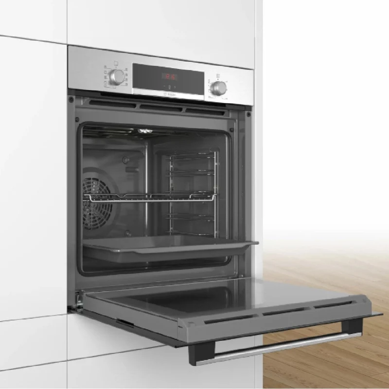 Horno Multifunción 3D HotAir 60cm Acero Inoxidable Serie 4 Bosch
