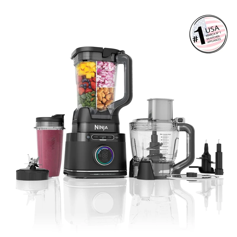 Licuadora y Procesadora 3 en 1 Detect Power Pro Blendsense Ninja