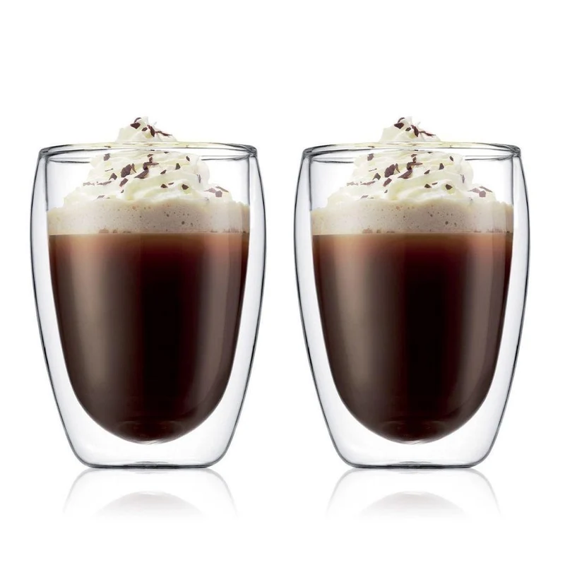Set de 2 Vasos de Borosilicato Doble Pared 350 ml Bodum
