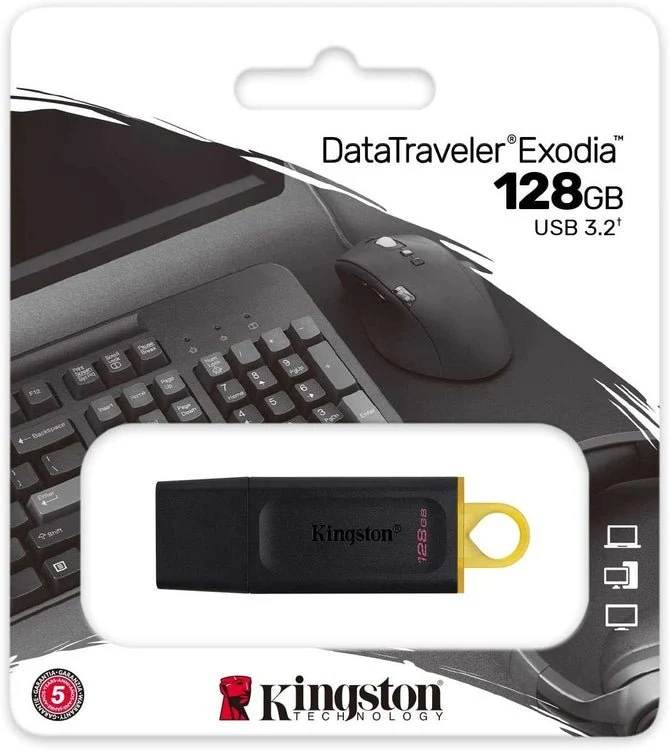 Kingston Memoria USB Exodia 128 Gb 3.2 (30992)