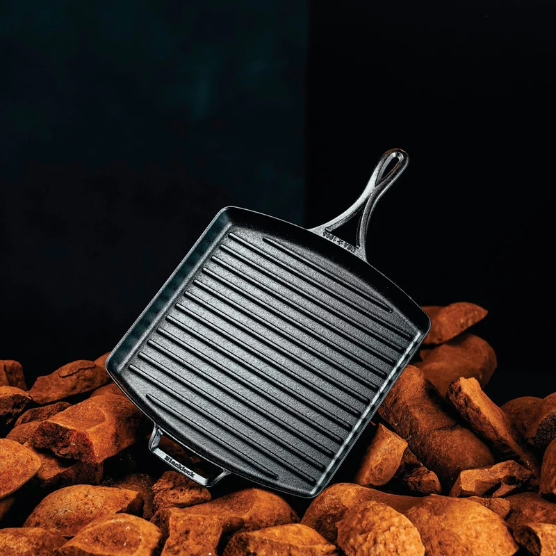 Sartén Parrilla Blacklock Hierro Fundido 30 Cm Lodge Cast Iron