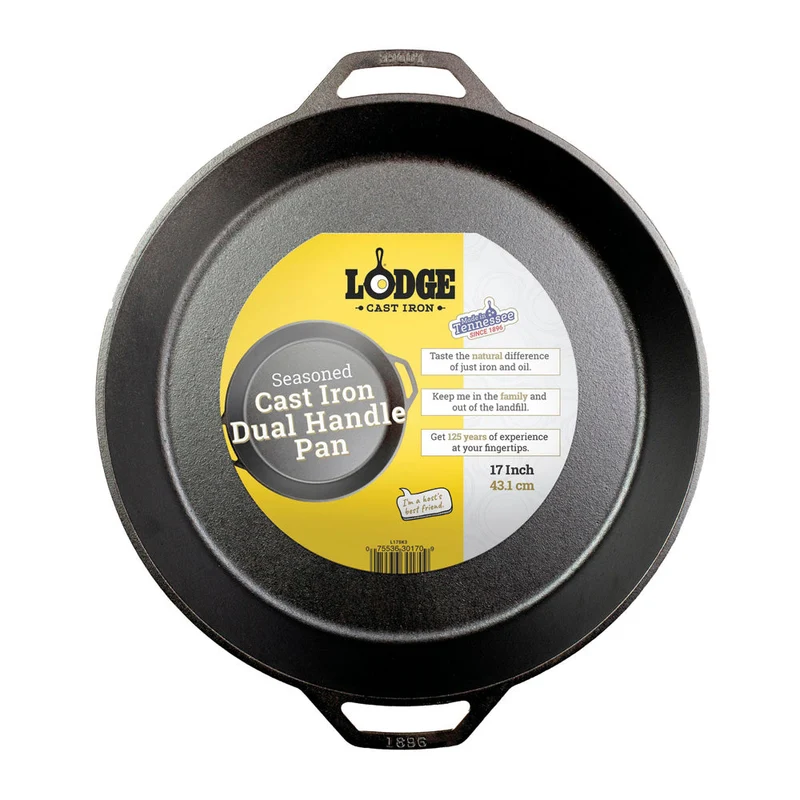 Sartén Classic Doble Asa Hierro Fundido 43 Cm Lodge Cast Iron