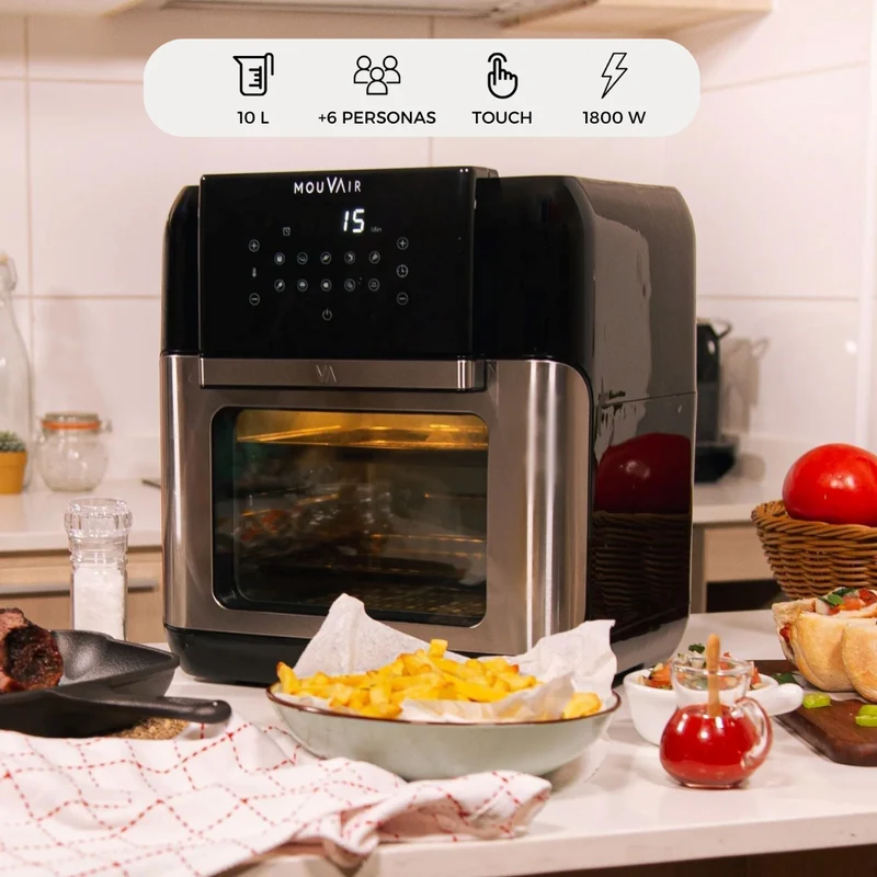 Freidora de Aire 10 Lts Mouvair Crisp