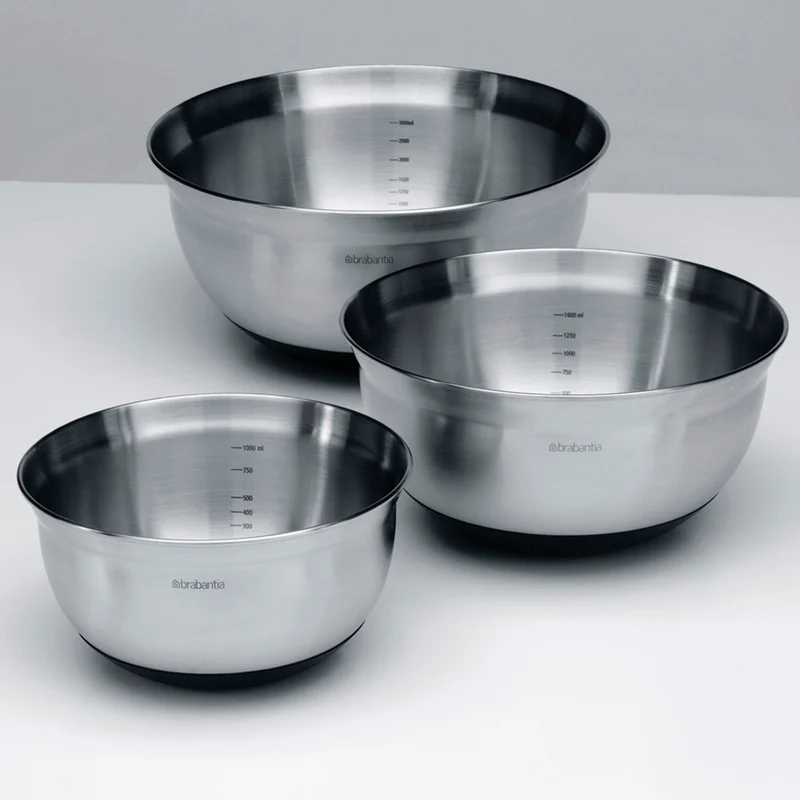 Set 3 Bowls Profile 1 - 3 Lts Brabantia