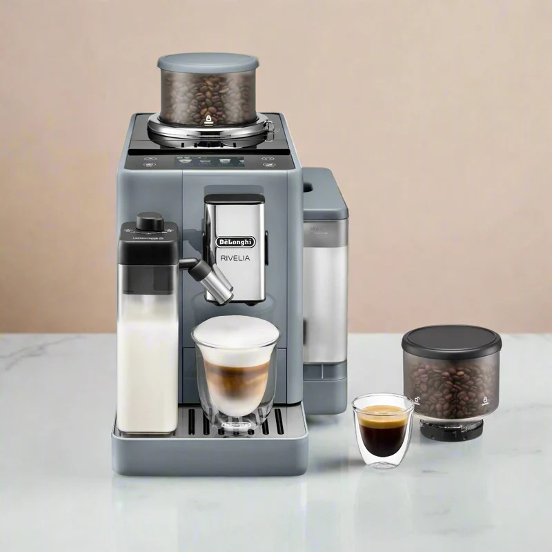 Cafetera Superautomatica Rivelia Gris Delonghi