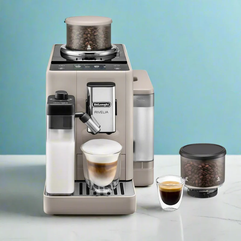 Cafetera Superautomatica Rivelia Beige Delonghi
