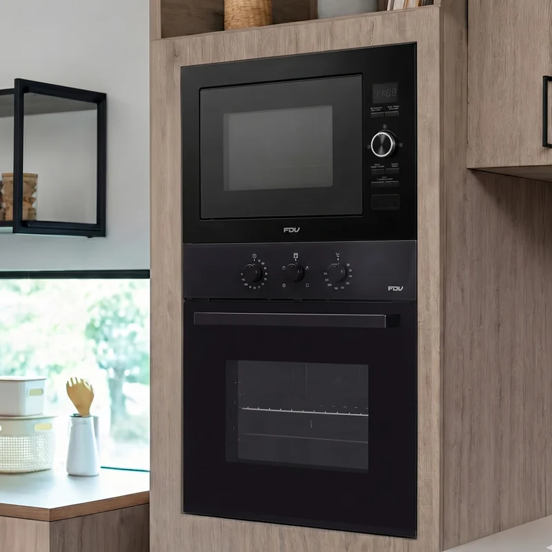 Kit Microondas + Horno Design Black FDV