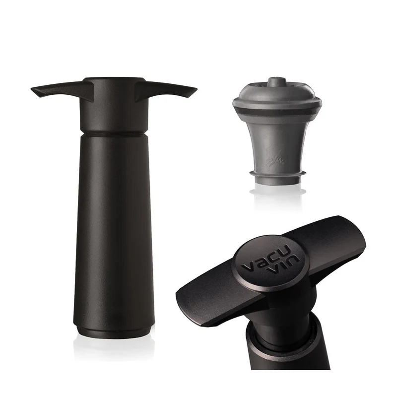 Bomba y Tapón de Vacío para Vino Vacuvin