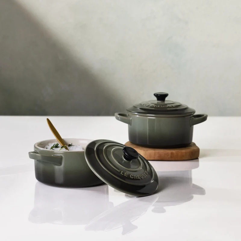 Mini Cocotte Redonda 10 Cm Thyme Le Creuset