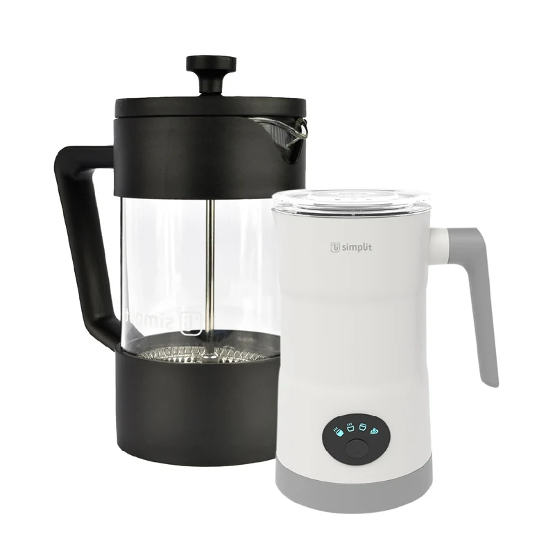 Pack Cafetera Francesa + Espumador 4 En 1 Simplit