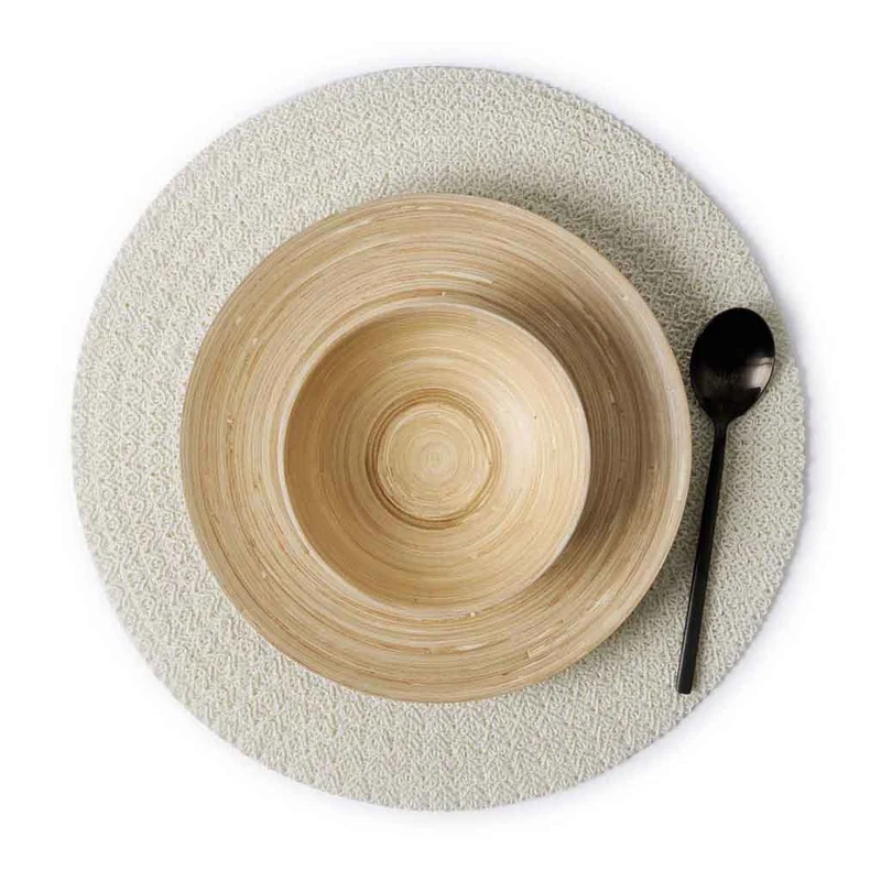 Set 2 Individuales Circle Circular