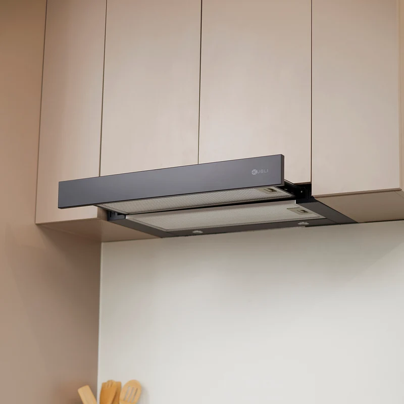 Campana Bajo Mueble Neu Flow Black 60 cm 210 m3/h Kubli