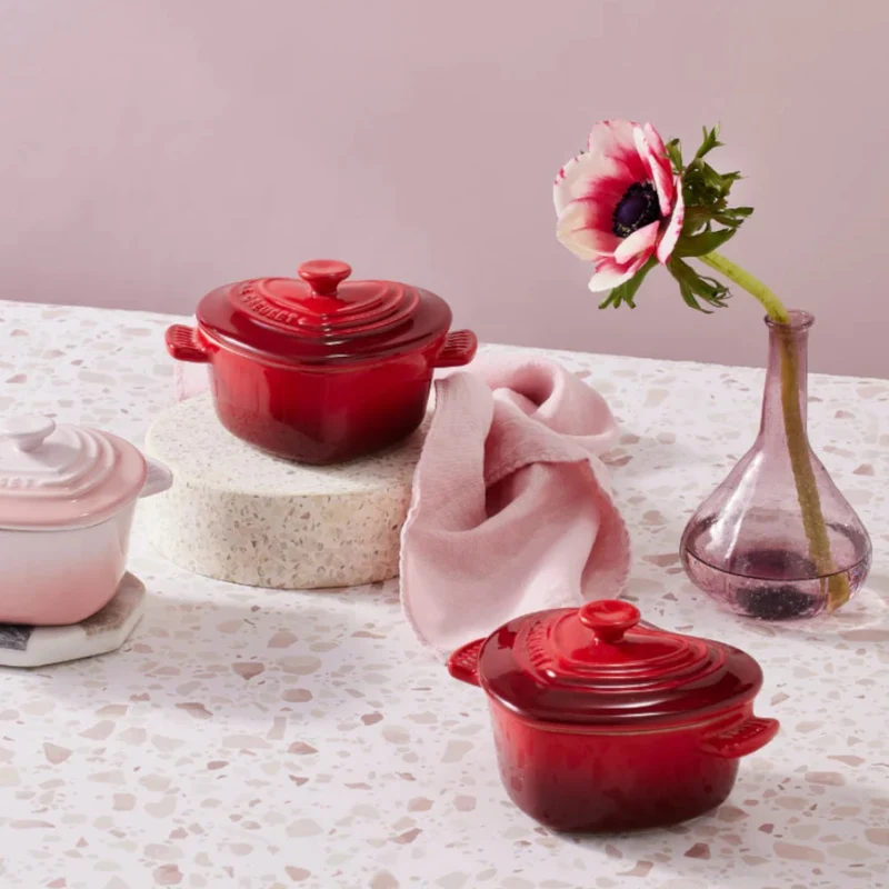 Mini Cocotte Corazón Cereza Le Creuset