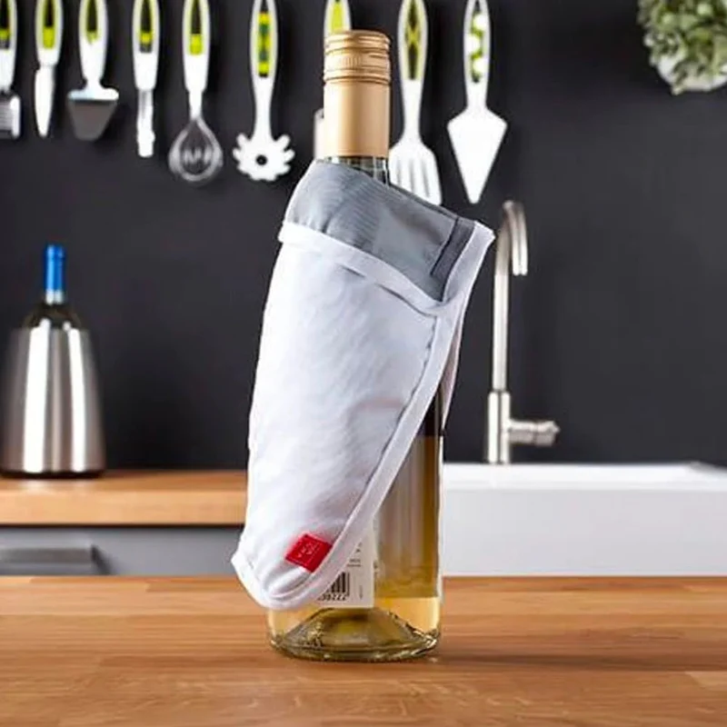 Toalla De Camarero Con Abridor Tapa Rosca Vino Vacuvin