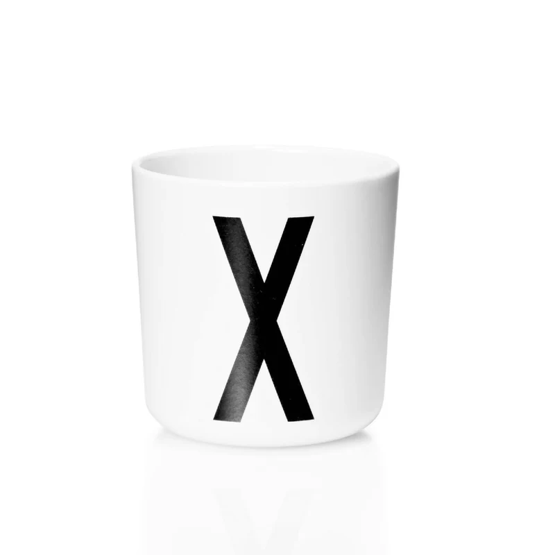Taza De Melamina Letra X