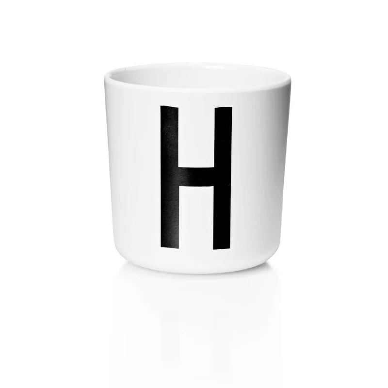 Taza De Melamina Letra H