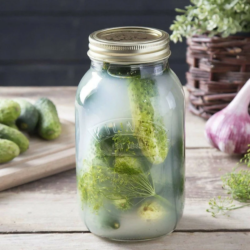 Set 2 Frascos de Conservas 1 Lt Kilner