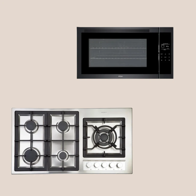 Kit Horno Deluxe Prestige 100 Lts + Encimera Deluxe 90 cm Licuado FDV