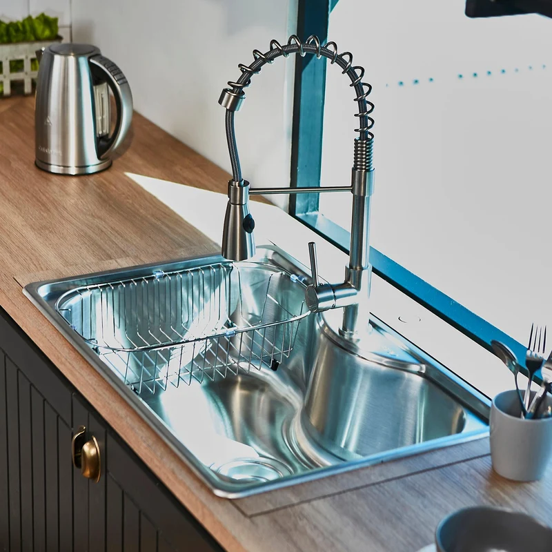 Lavaplatos Sobre Cubierta Acero Inox Acqua 1C FDV